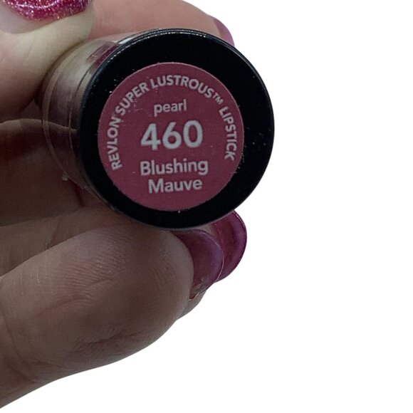 Revlon Super Lustrous Lipstick 460 Blushing Mauve Pearl 0.15 Oz NEW - Picture 4 of 6